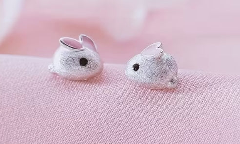 Little Rabbit Stud Earrings