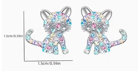 Purfectly Perfect Kitten Earrings