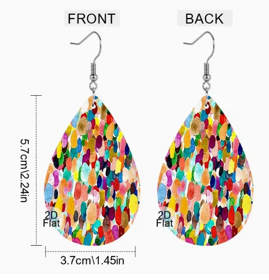 Earrings of Many Colors