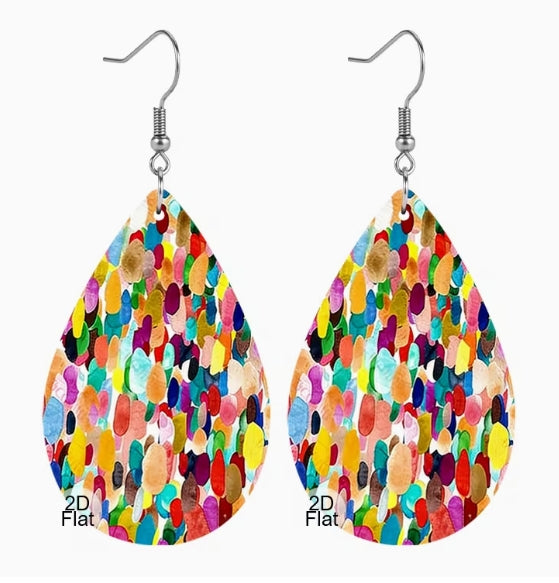 Earrings of Many Colors