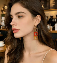 Too Hip to be Square Earrings