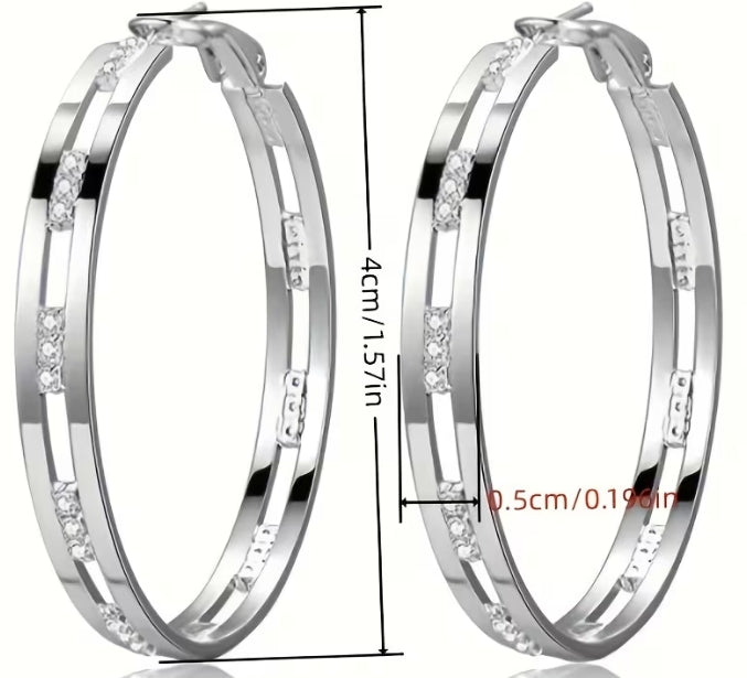 Sunniva Vintage Hoop Earrings