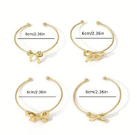 Live For Today Bow Bracelet Set