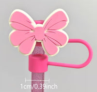 Bow Straw Toppers