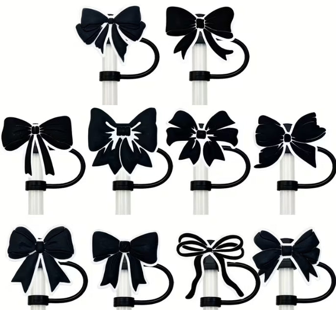 Bow Straw Toppers