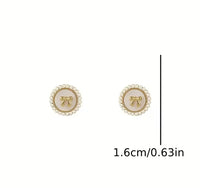 Going Out Bow/Pearl Earrings