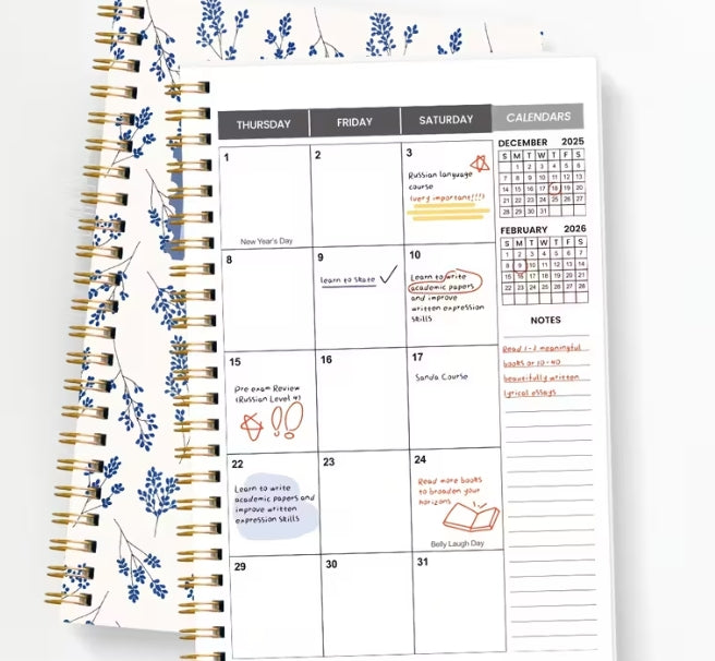 Monthly Planner 2026-2027