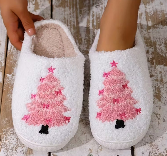 Christmas Tree Slippers