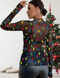 Pretty Lights Sheer Top