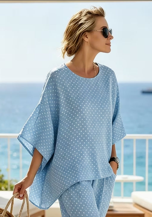 Rebekkah Polka Dot 2 pc Set Curvy