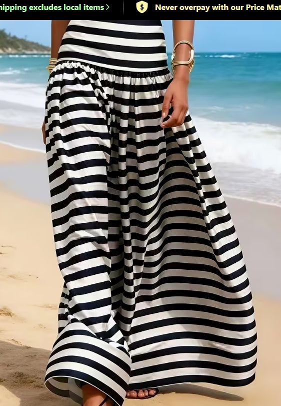 Sarah Striped Skirt