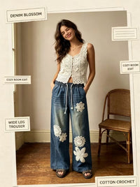 Denim Blossom Jeans