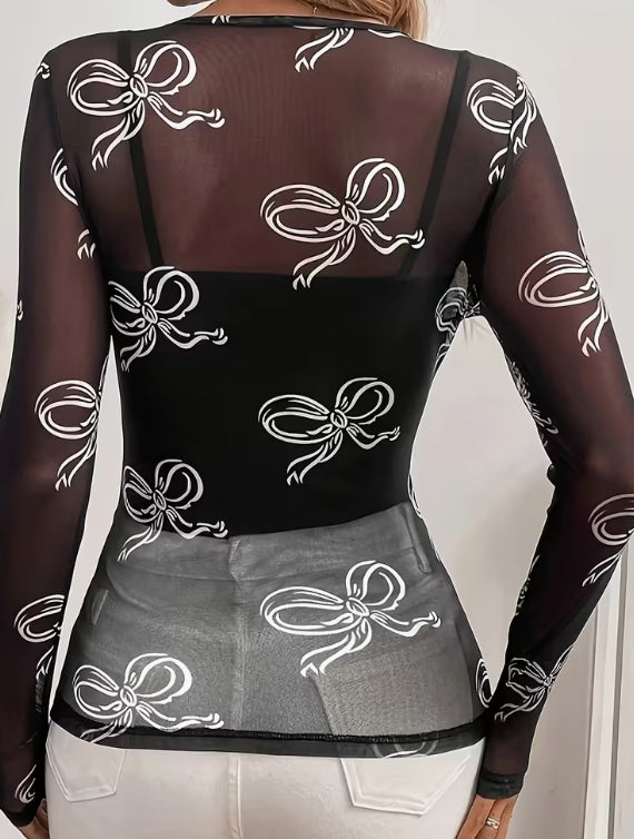 Scout Bow Sheer Top