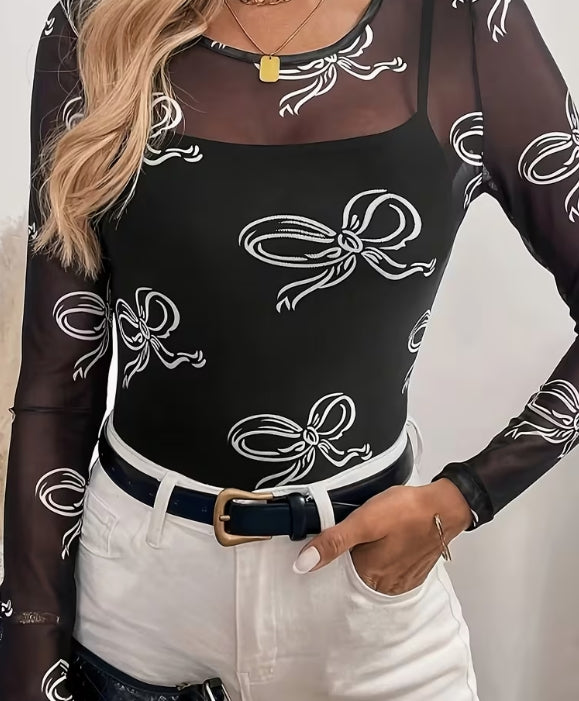 Scout Bow Sheer Top
