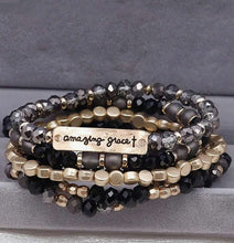 Frosted Amazing Grace Bracelet Set