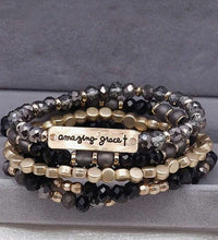 Frosted Amazing Grace Bracelet Set