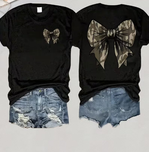 Camo Bow Tee