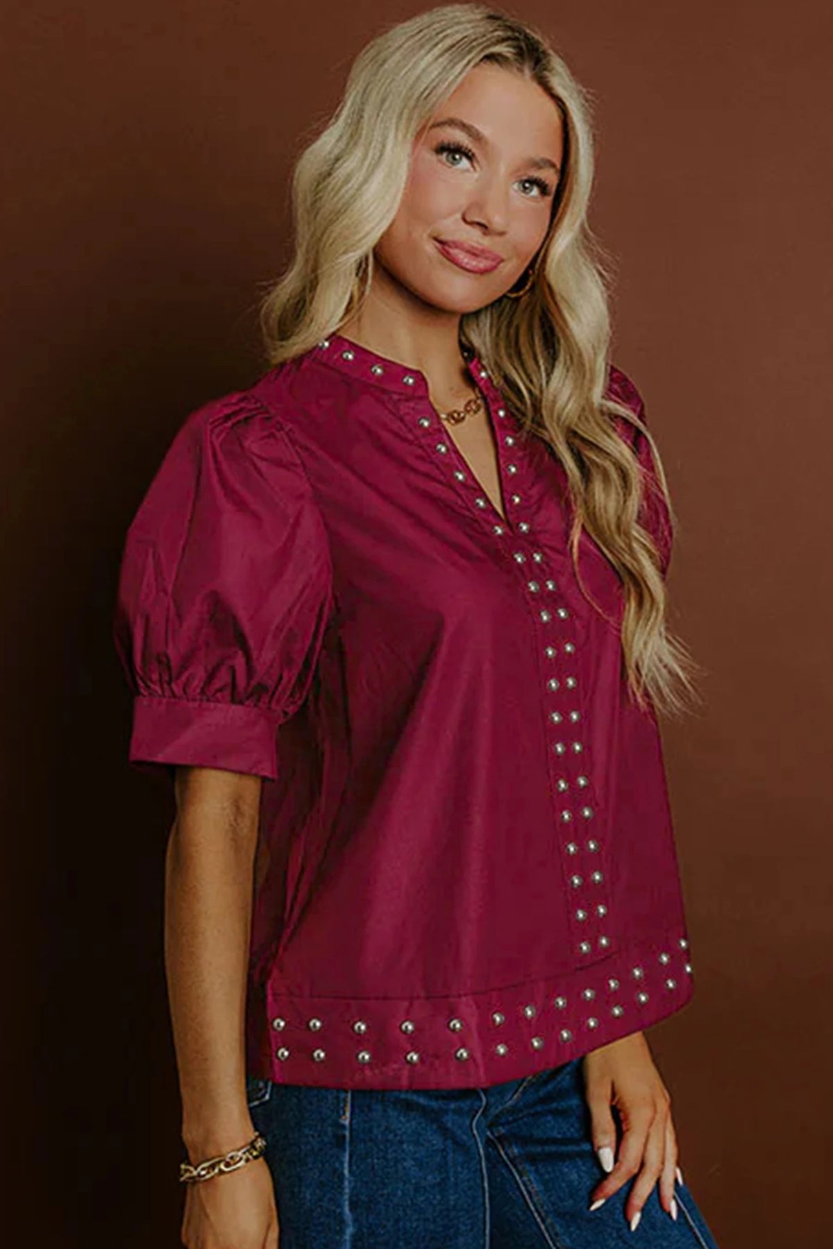 Arabella Studded Top