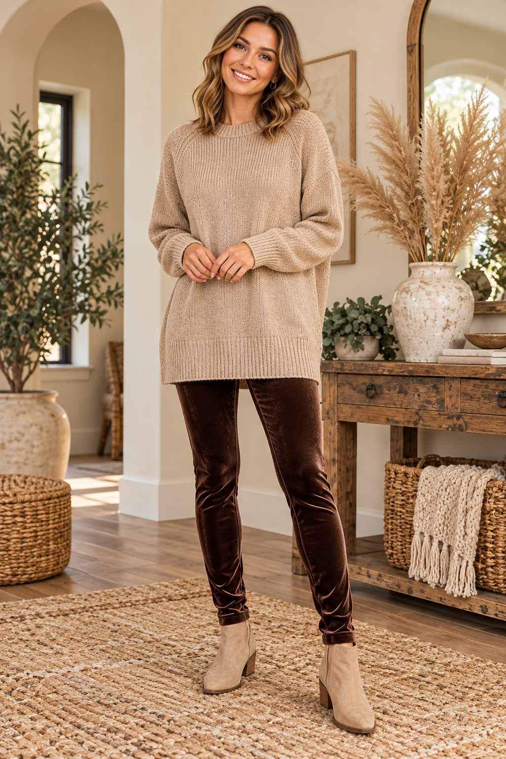 Abbot Velvet Leggings