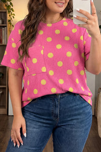 Lana Polka Dot Top Also in Curvy