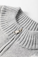 Addison Embroidered Half Zip Sweater in Curvy