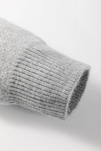 Addison Embroidered Half Zip Sweater in Curvy