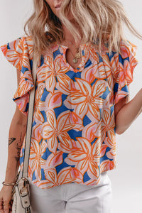 Adriel Flower Print Blouse