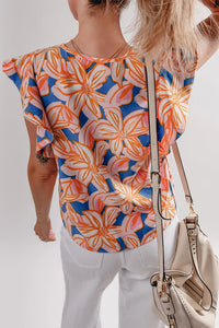 Adriel Flower Print Blouse