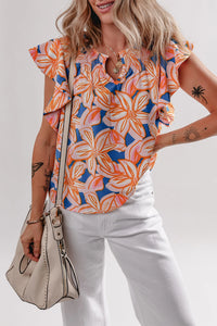 Adriel Flower Print Blouse