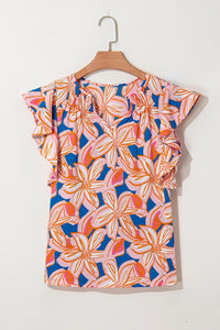 Adriel Flower Print Blouse