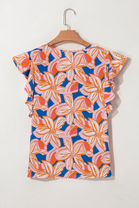 Adriel Flower Print Blouse