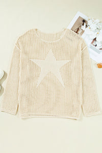 Alden Hollow Out Star Sweater