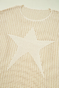 Alden Hollow Out Star Sweater