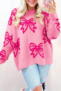 Allison Pink Bow Sweater