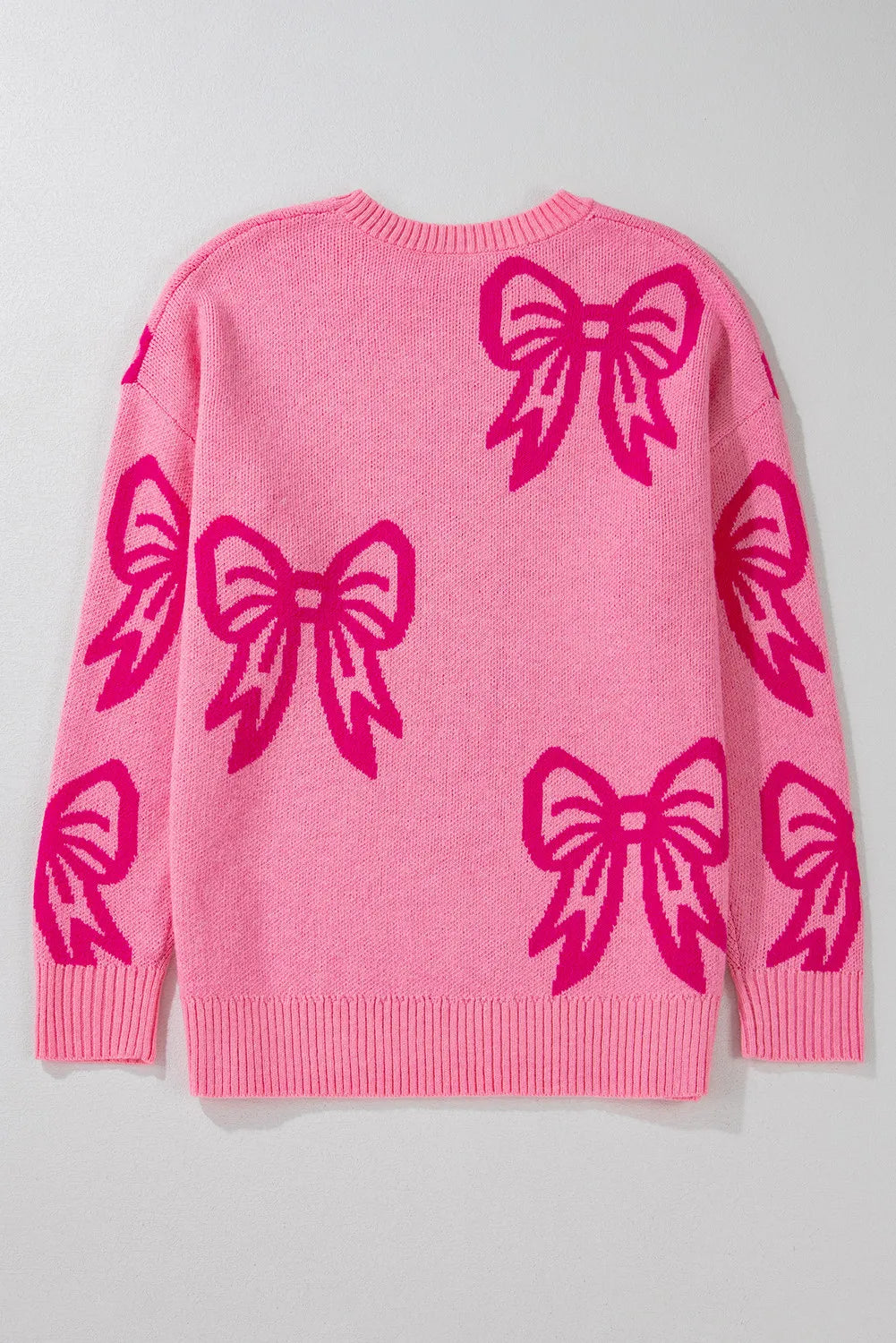 Allison Pink Bow Sweater