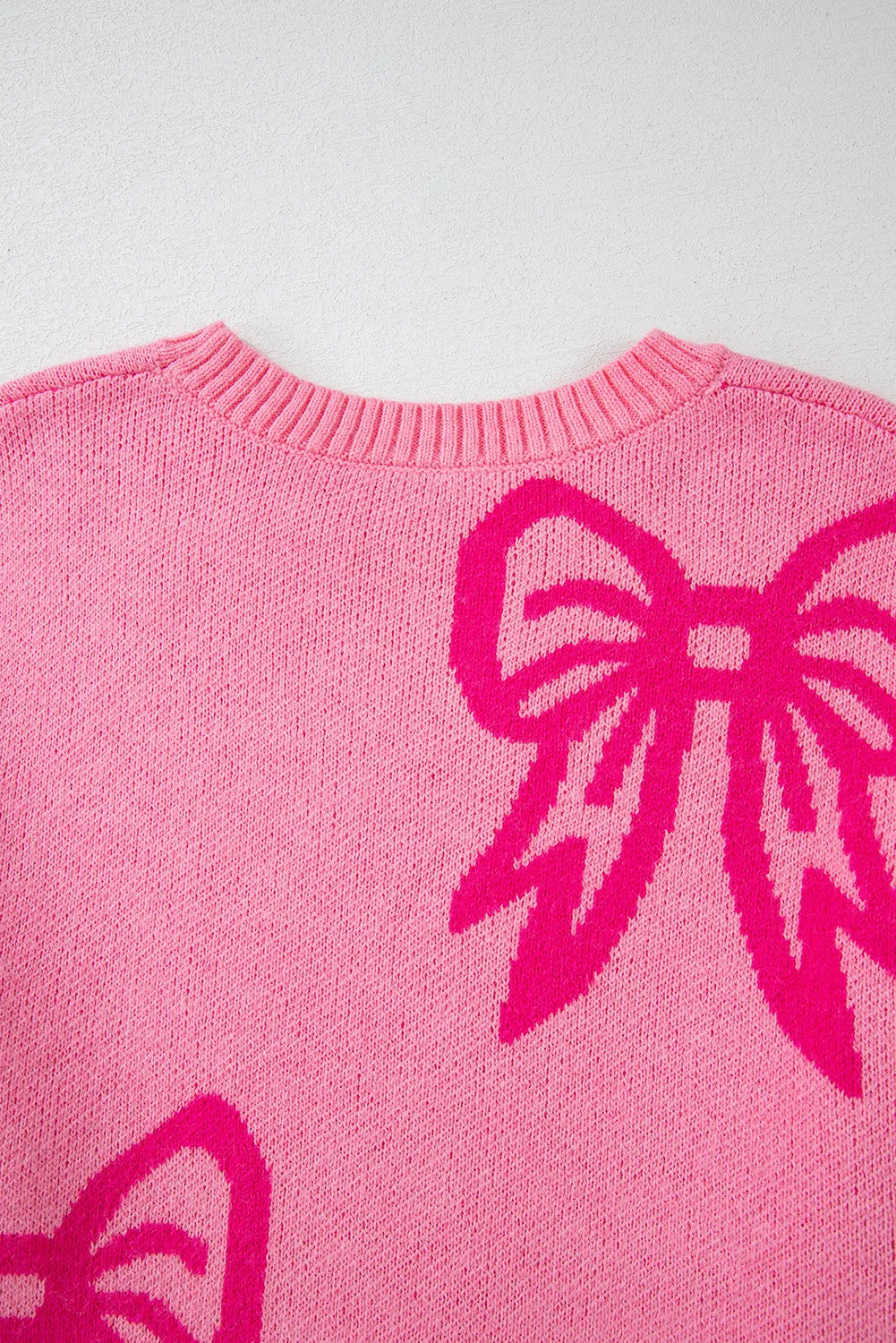 Allison Pink Bow Sweater