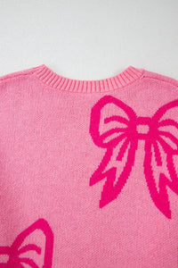 Allison Pink Bow Sweater