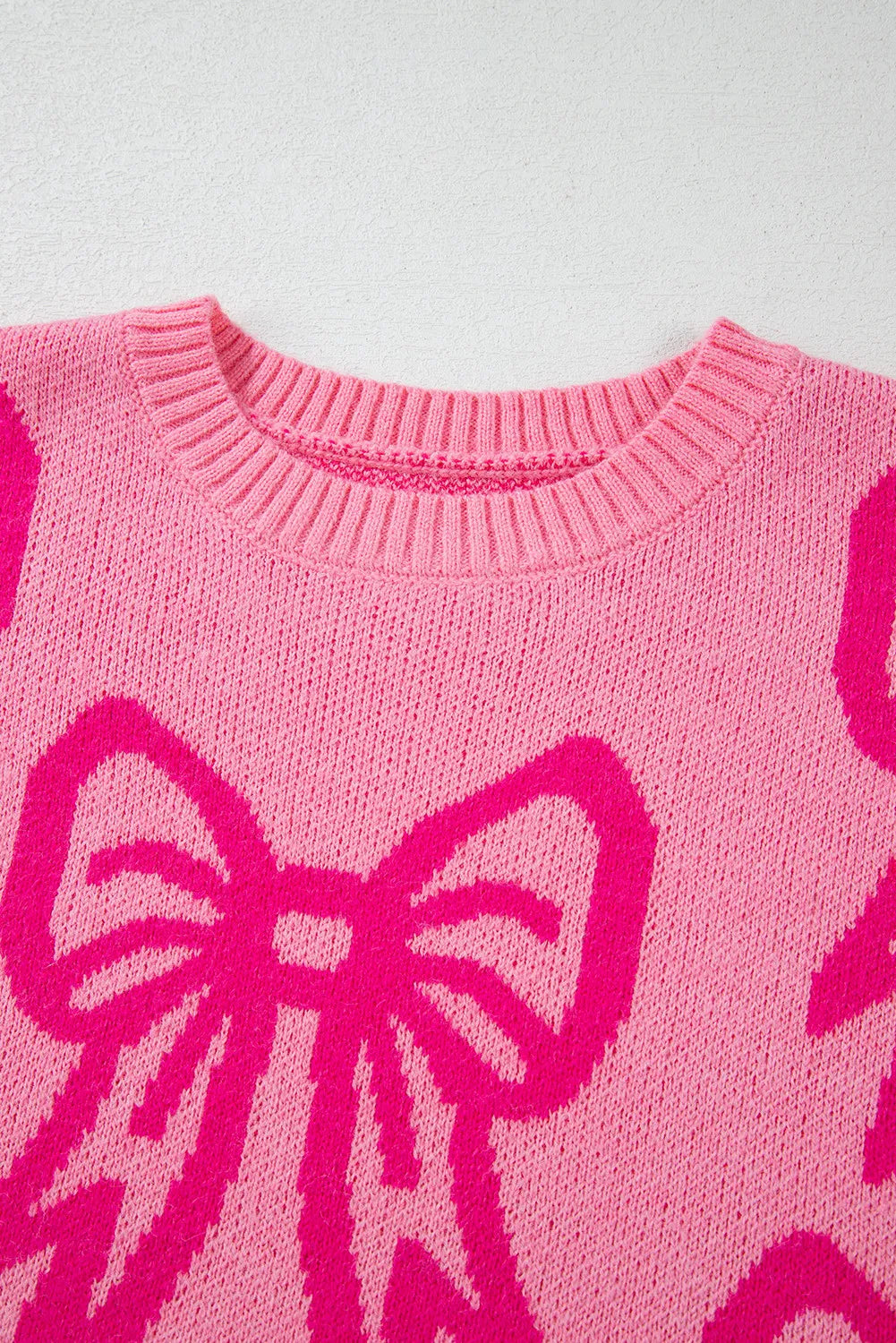 Allison Pink Bow Sweater