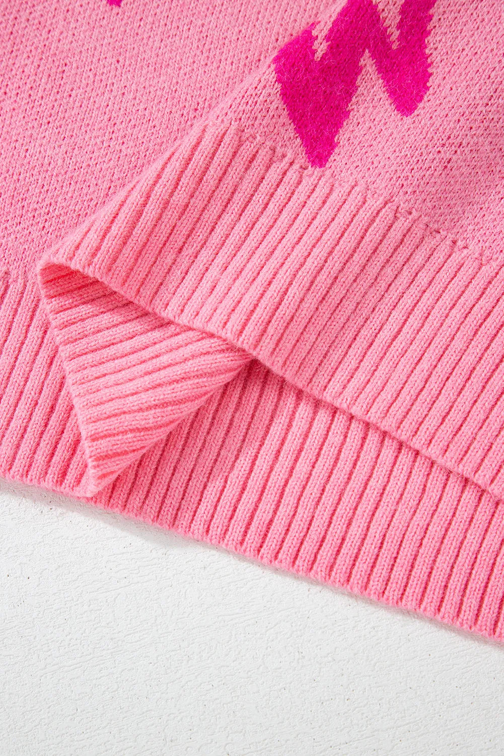 Allison Pink Bow Sweater