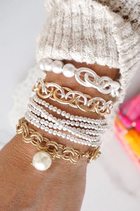 Annie Small Beads Bracelet Stack