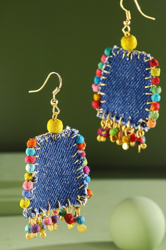 Ardyn Indigo Dangle Earrings