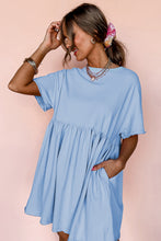 Augusta Raw Edge Babydoll Dress