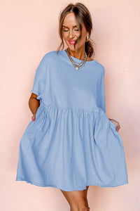 Augusta Raw Edge Babydoll Dress