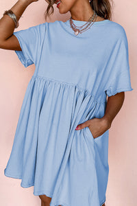 Augusta Raw Edge Babydoll Dress