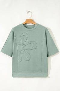 Avery Floral Patched Tunic Top