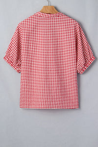 Leah Gingham Top