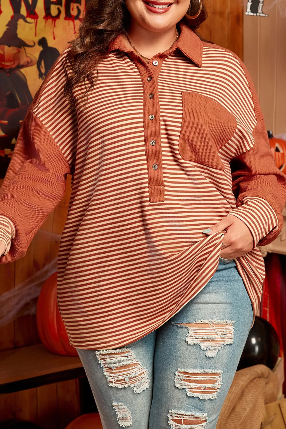 Baylor Brice Top in Curvy