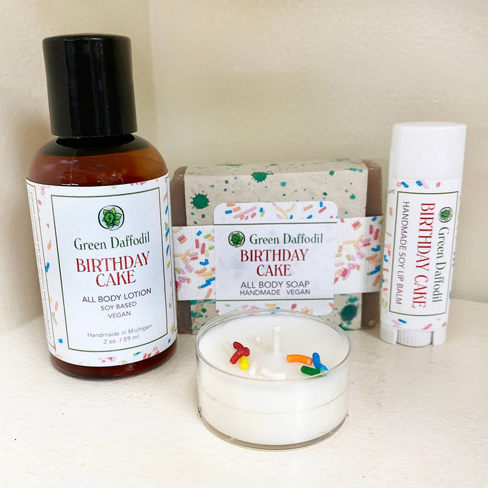 Birthday Cake Organdy Quartet Gift Set -  Birthday Gift