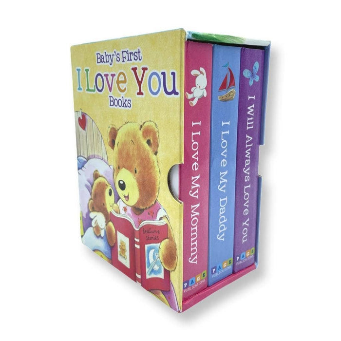 BABY'S FIRST I LOVE YOU BOOKS (3 Board Book Set)