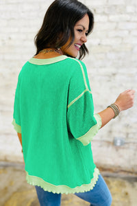 Bernice Twist Ribbed Top